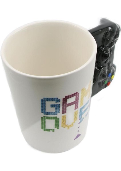 Renkli Joystick Tasarımlı Seramik Kupa Bardak, Eğlenceli ve Şık Hediye Seçeneği modelleri