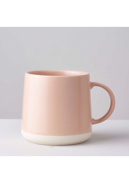 Pembe 430 ml Seramik Kupa, Şık ve Dayanıklı Tasarım