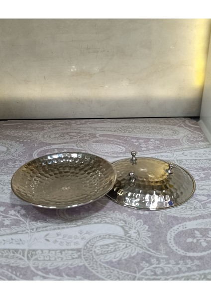 Beyaz Bakır Çerezlik ve Meze Sunumluk, 11.5 Cm, 2'li Set fırsatları