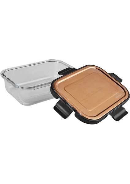 Kahverengi 1040 ml Sızdırmaz Kapaklı Saklama Kabı, Pratik ve Şık Depolama Çözümü modelleri