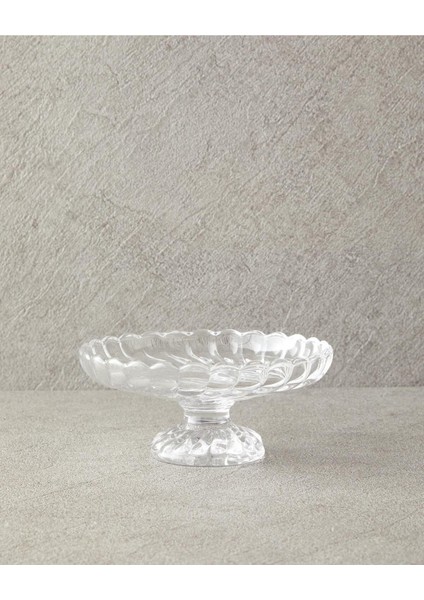 Şeffaf Cam Ayaklı Sunumluk, Şık ve Modern Tasarım ile Ürün Sergileme Için Ideal