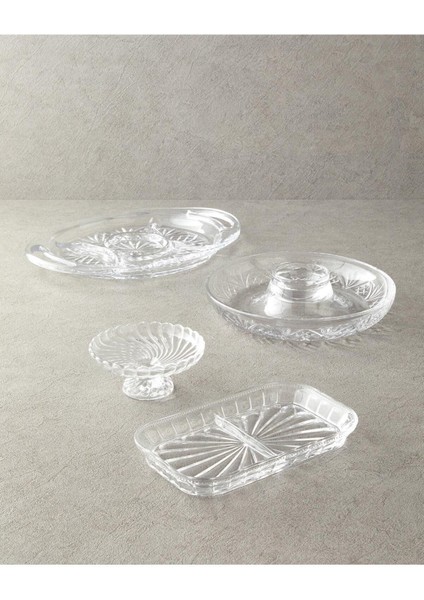 Şeffaf Cam Ayaklı Sunumluk, Şık ve Modern Tasarım ile Ürün Sergileme Için Ideal fırsatları