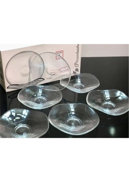 54631 Dantel Çay Tabağı 6'lı, Şık ve Zarif Tasarım, Mutfak Şıklığını Tamamlar