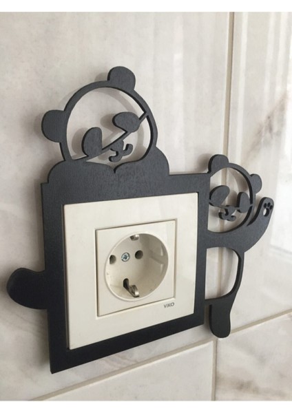Çocuk Odası Priz Çerçevesi, Şık ve Kullanışlı Siyah Tasarım fiyatları
