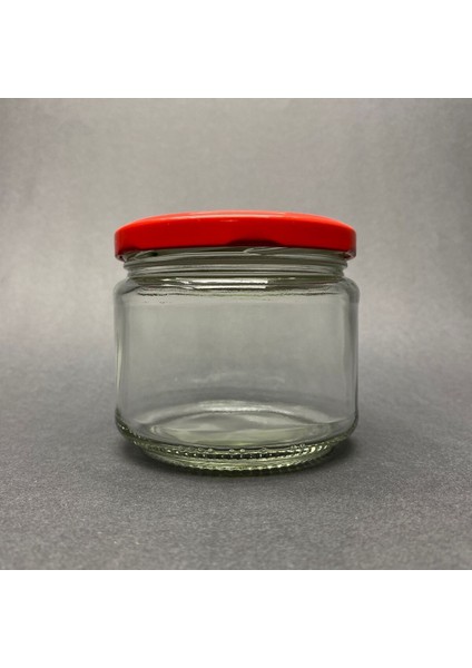 10 Adet 330 cc Cam Kavanoz Kapaklı, Şeffaf ve Şık Saklama Seti