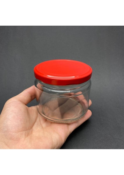 10 Adet 330 cc Cam Kavanoz Kapaklı, Şeffaf ve Şık Saklama Seti fiyatları