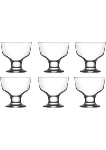 Şeffaf 6'lı Tatlı ve Dondurma Kasesi Seti, 285 Cc, Şık ve Dayanıklı Tasarım fırsatları