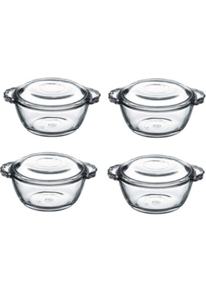 Beyaz Mini Saklama Kabı 4'lü Takım, Pratik ve Şık Saklama Çözümü