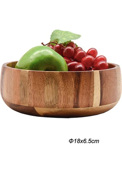 Kahverengi Yuvarlak Dekoratif Sunum Kasesi 18*6.5 Cm, Şık ve Kullanışlı Tasarım