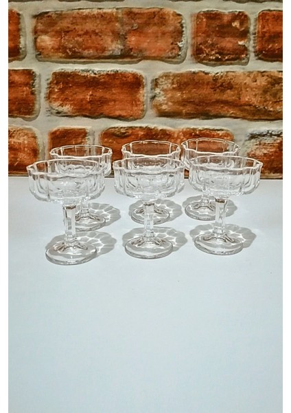 Yeşil Cam Lümenli Küçük Kase, Bal, Reçel, Kahve ve Çikolata Ikramlık Seti, 6 Adet fiyatları