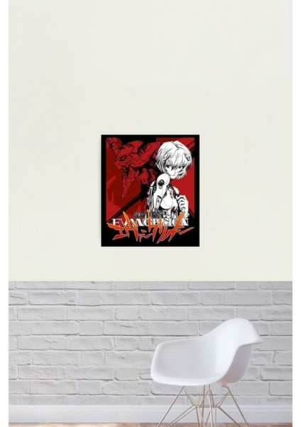 Çok Renkli Neon Genesis Evangelion Ağaç Tablo Dekorasyon, Şık ve Renkli Tasarım fiyatları