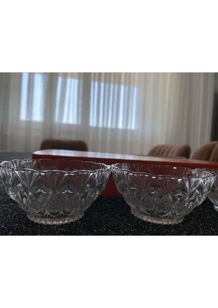 Şeffaf Cam Kase Seti 6'lı, Çerezlik ve Kahvaltılık, Şık ve Kullanışlı Tasarım fiyatları