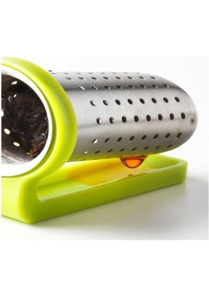 Çiftli Paslanmaz Çay Süzgeci, Açık Yeşil ve Mavi, Pratik ve Dayanıklı modelleri