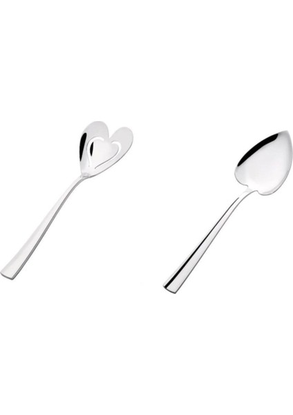 Paslanmaz Çelik Servis Kaşıkları, 2'li Takım, Şık ve Dayanıklı Mutfak Gereçleri