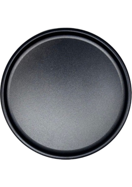 6'lı Siyah Metal Yuvarlak Supla Takımı, Yılbaşı ve Sunum Için Şık Set