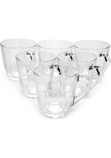 6'lı Beyaz Kupa Seti, 160 Cc, Şık ve Kullanışlı Tasarım