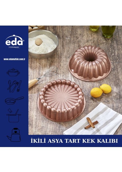 Çift Renkli Asya Tarzı Tart Kek Kalıbı, Şık ve Eğlenceli Mutfak Aracı fiyatları