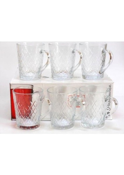 Cam Kupa Seti, 260 Ml, 6'lı, Şık ve Kullanışlı Tasarım