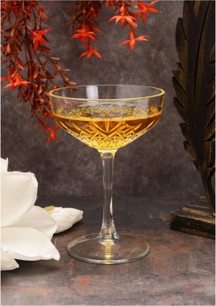 Şık 4'lü Ayaklı Kadeh Seti 255 cc Beyaz fırsatları