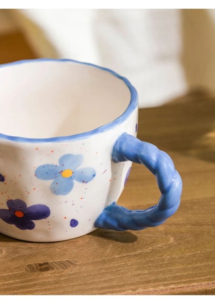 Renkli Çiçek Desenli Seramik Kupa 460 Ml, Şık ve Kullanışlı Tasarım modelleri