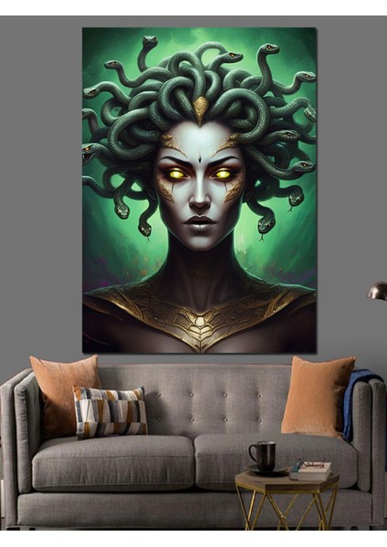 Renkli Kanvas ve Ahşap Tablo, Dekoratif Sanat Eseri, Modern Duvar Dekoru indirimleri