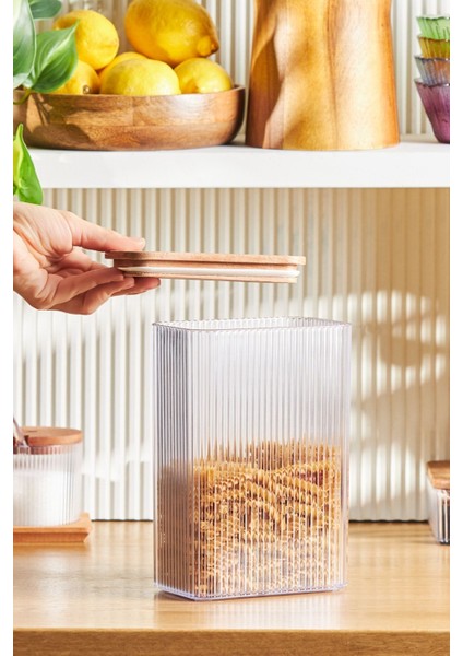 Şeffaf 2l Saklama Kabı, Turuncu, Dayanıklı ve Şık Tasarım fiyatları