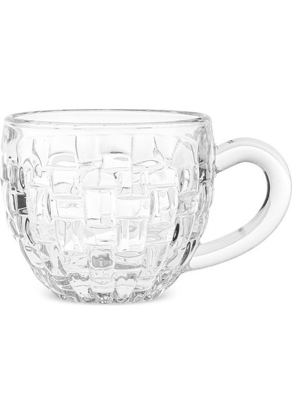 4 Kişilik Şeffaf Cam Çay Fincanı Takımı, 180 Ml, Şık ve Kullanışlı Set