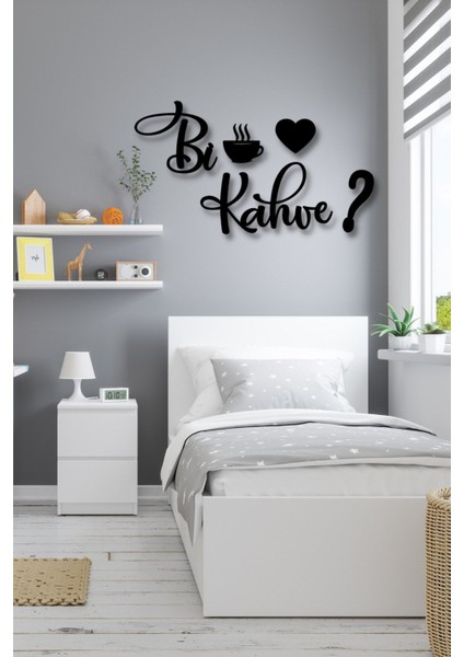 5 Parça Siyah Kahve Duvar Dekoru, Şık ve Modern Dekoratif Seti fiyatları