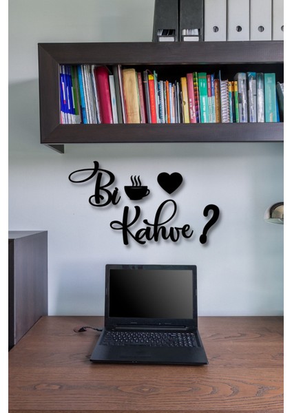 5 Parça Siyah Kahve Duvar Dekoru, Şık ve Modern Dekoratif Seti fırsatları