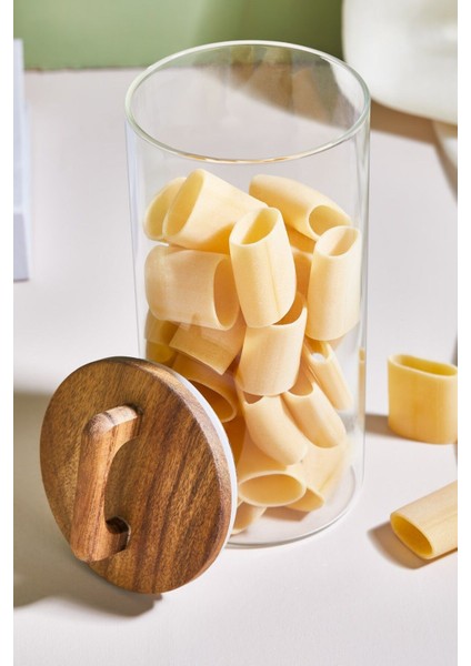 20 cm Kapaklı Temiz Cam Kavanoz, Saklama ve Saklama Için Ideal, Beyaz Renkli. fiyatları