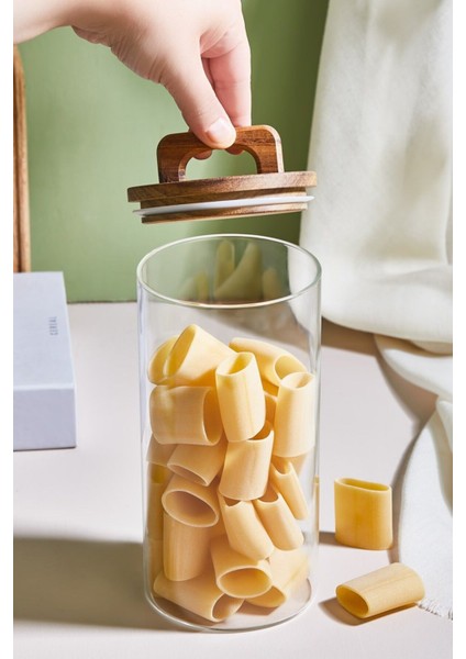 20 cm Kapaklı Temiz Cam Kavanoz, Saklama ve Saklama Için Ideal, Beyaz Renkli. modelleri