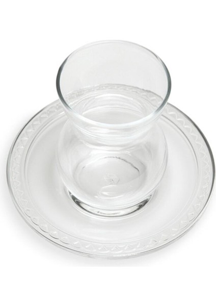 Etnik 12 Parça Beyaz Çay Takımı, Şık ve Zarif Set fırsatları