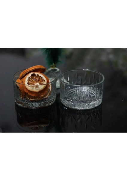 Turuncu Cam Kase Takımı, Şık ve Dayanıklı, 2'li Set modelleri