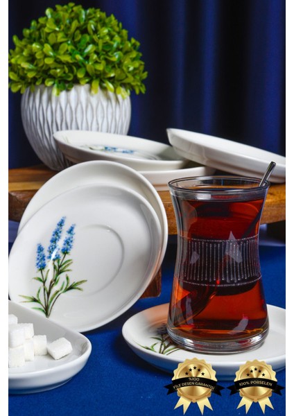 12CM Porselen Çay Tabak Seti, 6 Parça, Beyaz, Zarif ve Dayanıklı Tasarım modelleri