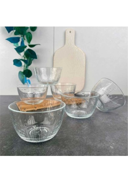 Şeffaf Cam Kase 10CM, 250CC, 6'lı Set, Şık ve Kullanışlı Mutfak Gereci modelleri