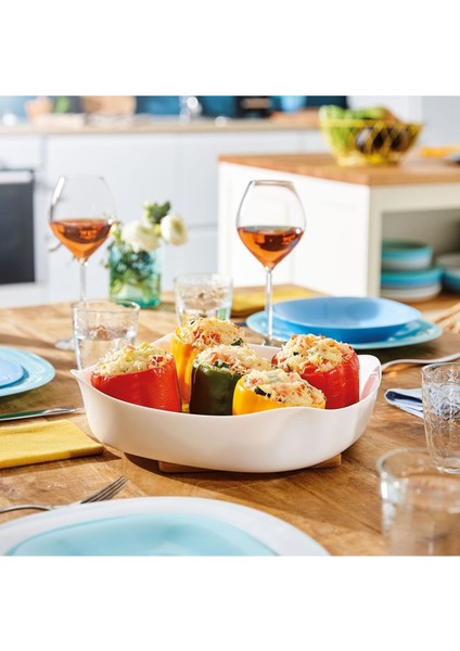 Çok Renkli 26 cm Fırın Kabı, Dayanıklı ve Şık Mutfak Gereçleri