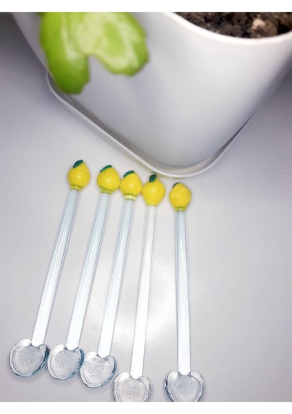 El Yapımı Limon Cam Çay Kaseği Seti, 6 Parça, Şık ve Şeffaf Tasarım modelleri