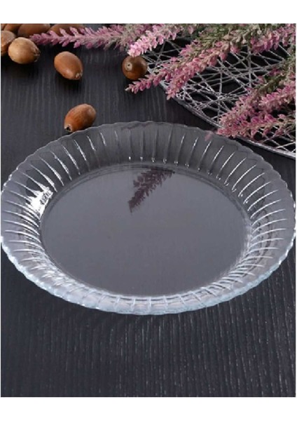 Turuncu Frezya 6'lı Tatlı Tabağı Seti, Şık ve Zarif Tasarım