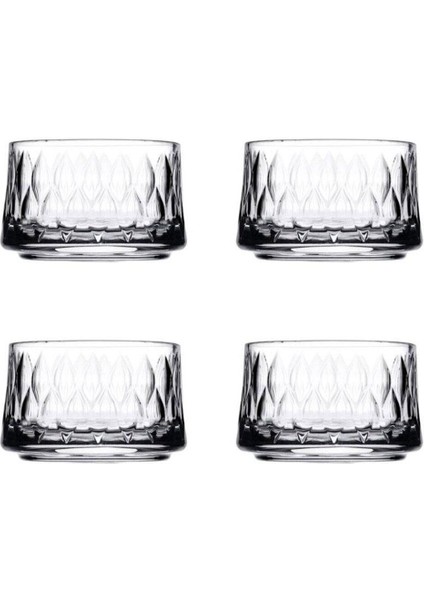 Beyaz Cam Kase Seti, 4'lü, 240CC, Şık ve Kullanışlı Ürün.