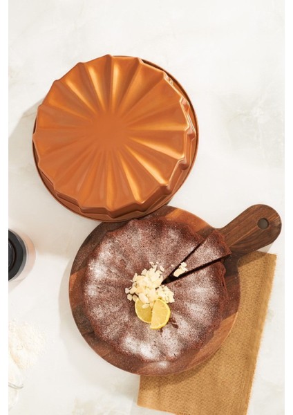 Turuncu Yuvarlak Kek Kalıbı, Dayanıklı ve Şık Mutfak Gereciği fiyatları