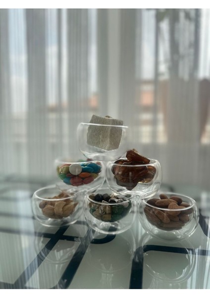 Turuncu Çift Çidarlı Minik Kase Lokumluk ve Sunumluk Seti fiyatları