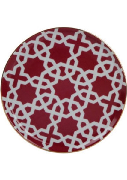 Fuşya Düz Tabak, 20CM, Şık ve Modern Tasarım, Zarif Mutfak Aksesuarı