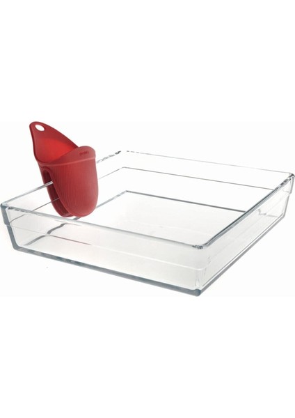 Turuncu Kare Borcam Tepsi, Dayanıklı ve Şık Mutfak Gereciği modelleri