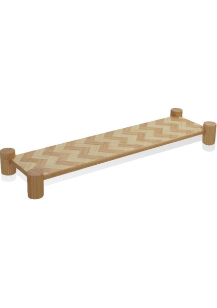 Renkli Wicker Tepsi 41X12 Cm, Şık ve Çok Renkli Ev ve Sunum Malzemesi