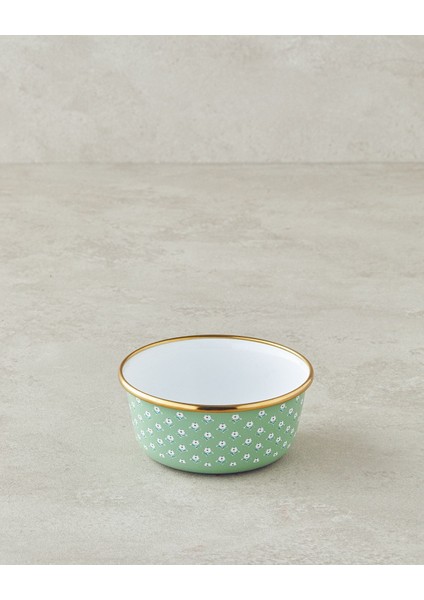 12 cm Yeşil ve Bordo Çiçekli Emaye Kase, Şık ve Zarif Tasarım fiyatları