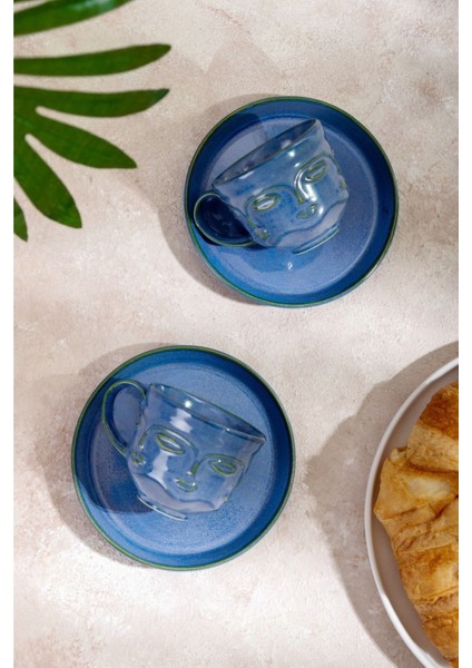 Modern Mavi 4'lü Kişilik Fincan Takımı, Şık ve Kullanışlı Tasarım fiyatları