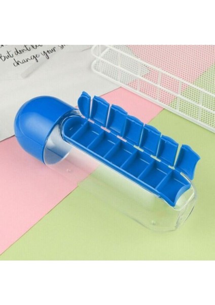 Mavi 600 ml Hap ve Kutusu, Bpa Içermez, Sağlıklı ve Şık Tasarım fırsatları