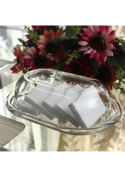 Şeffaf ve Sade Tasarımlı Tereyağlık, Şık ve Kullanışlı Mutfak Aksesuarı