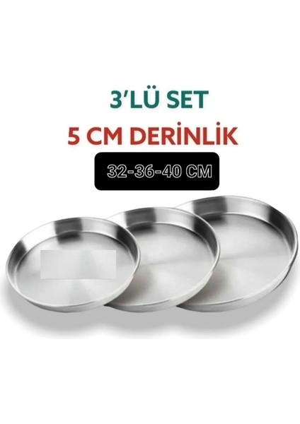 Alüminyum Fırın ve Baklava Tepsisi, 32-40CM, Dayanıklı ve Hafif Kullanım.