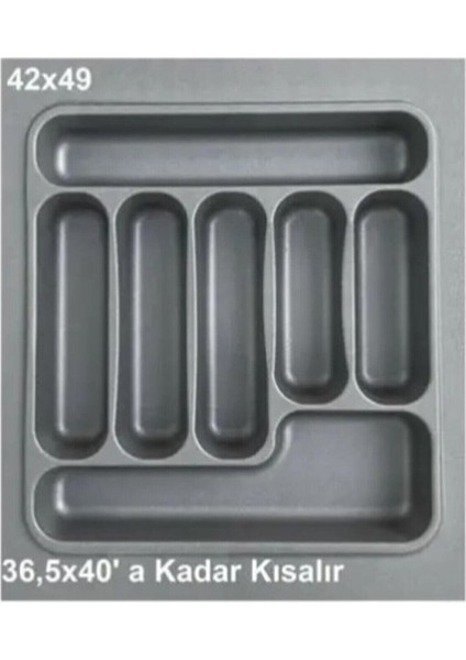 42X49 Çekmece Içi Kaşıklık Gri Akay, Şık ve Fonksiyonel Mutfak Düzeni